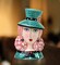 Ceramic Dollymama Pink Hair Lady Candy Box by Joey Heiberg, Kitchen Decor, Gift for Her